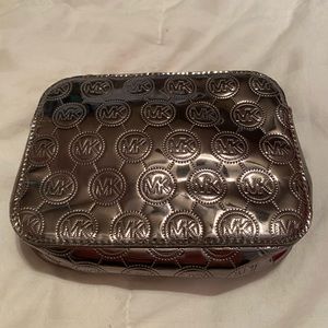 Michael Kors Metallic Gray Crossbody Bag